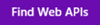 Picture showing the Find Web APIs button. 